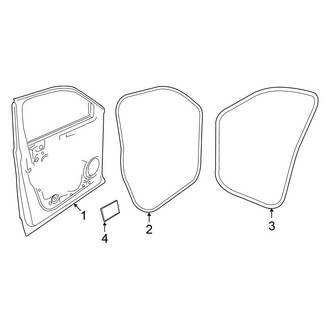 Volkswagen OE - Front Door - Door & Components