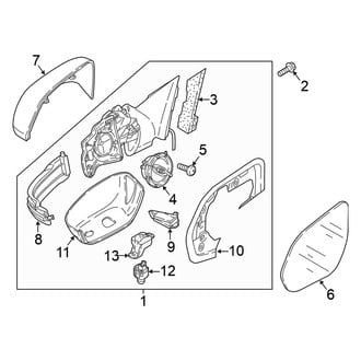 Volkswagen OE - Front Door - Outside Mirrors