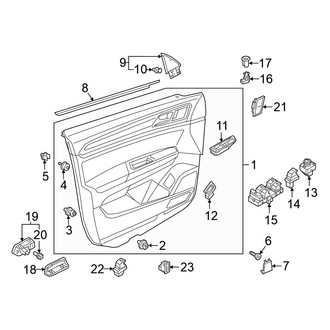Volkswagen OE - Front Door - Interior Trim