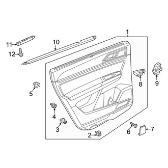 Volkswagen OE - Rear Door - Interior Trim