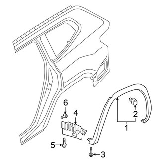 Volkswagen OE - Quarter Panel - Exterior Trim