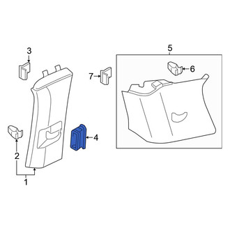 Volkswagen OE - Rear Left Dashboard Air Vent