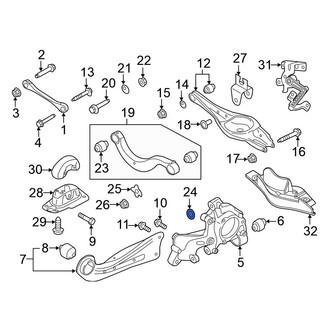 Volkswagen OE - Suspension Control Arm Washer