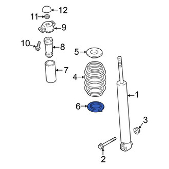 Volkswagen OE - Rear Lower Coil Spring Insulator
