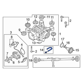 Volkswagen OE - Rear Differential Vent Hose