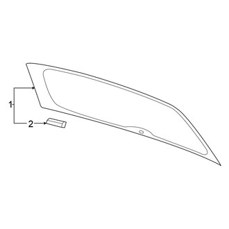Volkswagen OE - Lift Gate - Glass