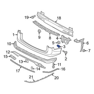 Volkswagen OE - Mud Guard Nut
