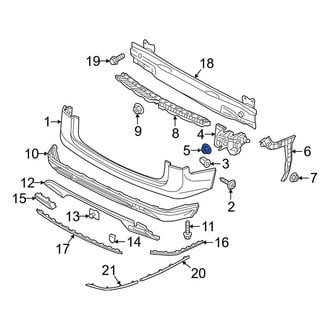 Volkswagen OE - Mud Guard Nut