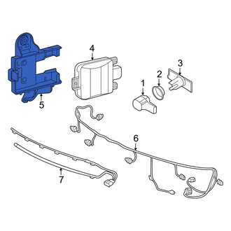 Volkswagen OE - Left Blind Spot Detection System Warning Sensor Bracket