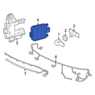 Volkswagen OE - Rear Right Blind Spot Detection System Warning Sensor