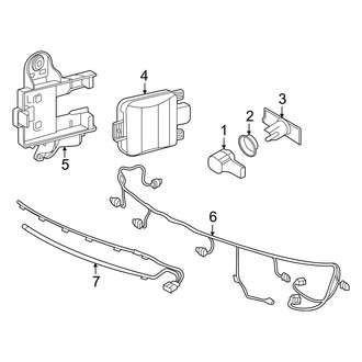Volkswagen OE - Rear Bumper - Electrical Components (Peak Edition SE / Peak Edition SEL)