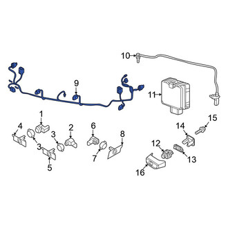 Volkswagen OE - Front Parking Aid System Wiring Harness