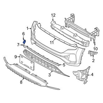 Volkswagen OE - Front Upper Tow Eye Cap
