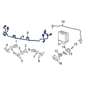 Volkswagen OE - Front Parking Aid System Wiring Harness