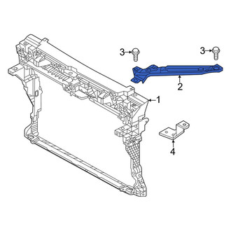 Volkswagen OE - Front Right Radiator Support Bracket