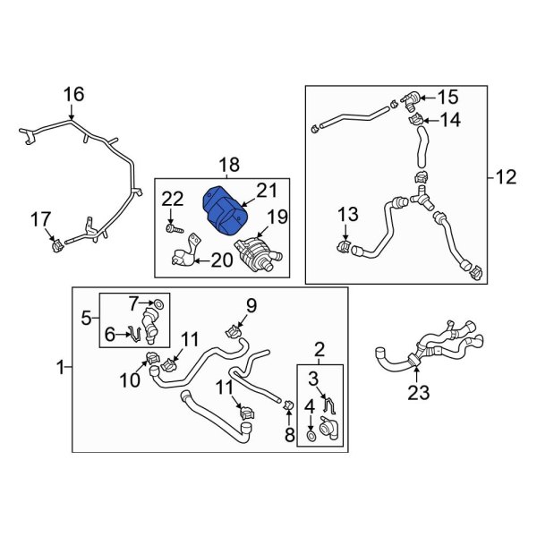 Engine Water Pump Insulator