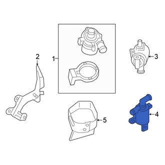 Volkswagen OE - HVAC Heater Control Valve Solenoid