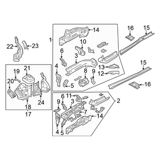Volkswagen OE - Fender - Structural Components & Rails