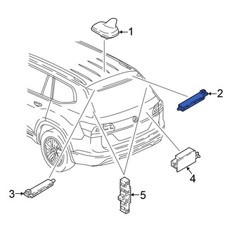Volkswagen OE - Right Antenna Amplifier