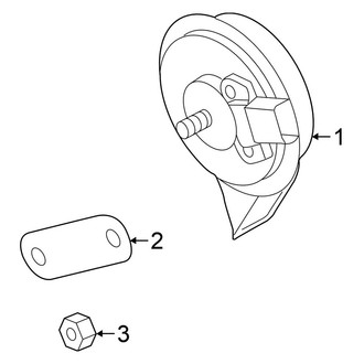 Volkswagen OE - Electrical - Horn (SE / SEL / SEL Premium R-Line / SEL R-Line)