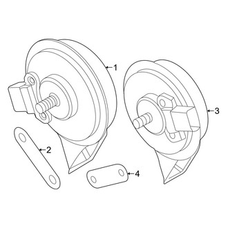 Volkswagen OE - Electrical - Horn