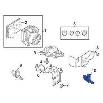 Volkswagen OE - Front Right ABS Wheel Speed Sensor