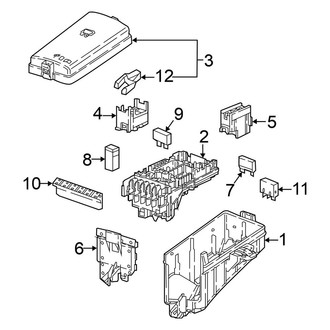 Volkswagen OE - Electrical - Fuse & Relay (Main, under Hood)