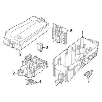Volkswagen OE - Electrical - Fuse & Relay (Main, under Hood)