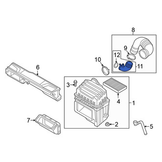 Volkswagen OE - Engine Air Intake Hose Adapter