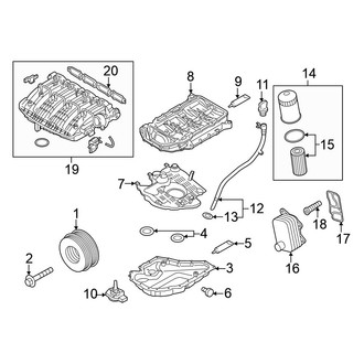 Volkswagen OE - Engine / Transaxle - Engine Parts (2.0L)