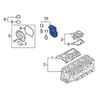 Volkswagen OE - Upper Engine Timing Cover