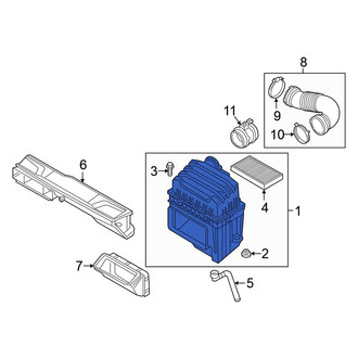 Volkswagen OE - Air Filter and Housing Assembly