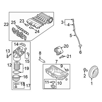 Volkswagen OE - Engine / Transaxle - Engine Parts (3.6L)