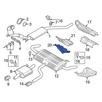 Volkswagen OE - Outer Floor Pan Heat Shield