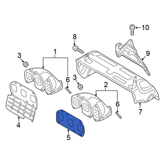 Volkswagen OE - Right Exhaust Manifold Gasket