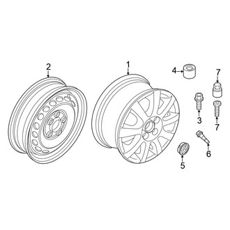 Volkswagen OE - Wheels (18"), (SE)