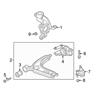 Volkswagen OE - Front Suspension - Suspension Components (S / SE / SE R-Line / SEL / SEL Premium / SEL Premium R-Line / SEL R-Line)