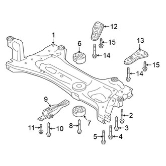 Volkswagen OE - Front Suspension - Suspension Mounting