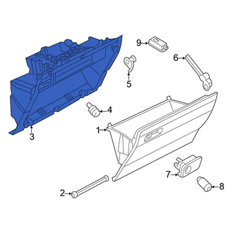 Volkswagen OE - Front Glove Box Housing
