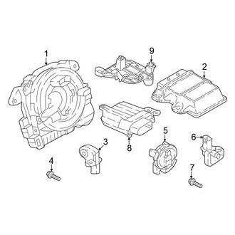 Volkswagen OE - Restraint Systems - Air Bag Components (Modules & Sensors)