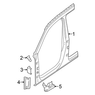 Volkswagen OE - Pillars, Rocker & Floor - Aperture Panel