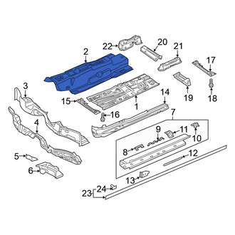 Volkswagen OE - Front Center Floor Pan