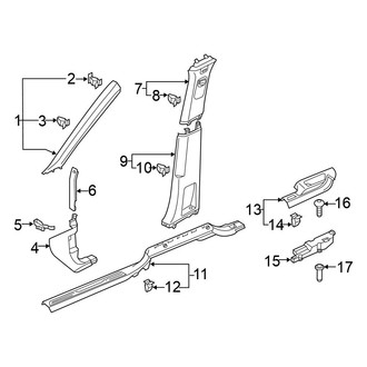 Volkswagen OE - Pillars, Rocker & Floor - Interior Trim