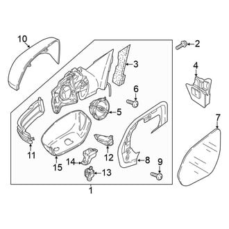 Volkswagen OE - Front Door - Outside Mirrors
