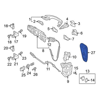 Volkswagen OE - Front Right Door Access Cover
