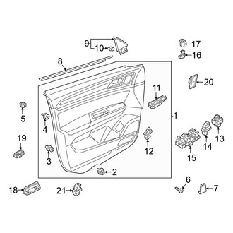 Volkswagen OE - Front Door - Interior Trim