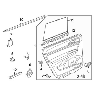 Volkswagen OE - Rear Door - Interior Trim