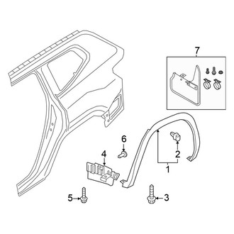 Volkswagen OE - Quarter Panel - Exterior Trim
