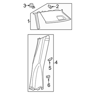 Volkswagen OE - Quarter Panel - Interior Trim (SEL Premium R-Line)