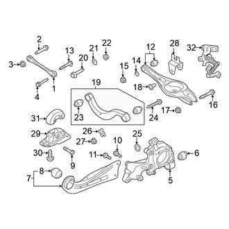 Volkswagen OE - Rear Suspension - Suspension Components (AWD)